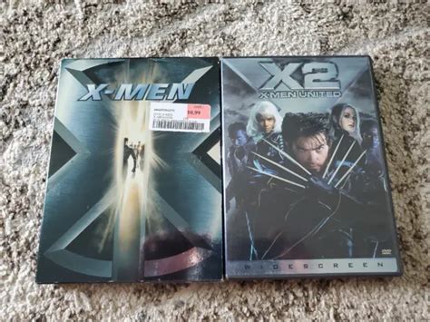 X Men Dvd 2000 And Xmen 2 Action Packed Hugh Jackman Wolverine Dvd