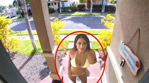 20 Weird Things Caught On Security Cameras Youtube