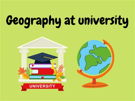 Studying Geography At University Teaching Resources