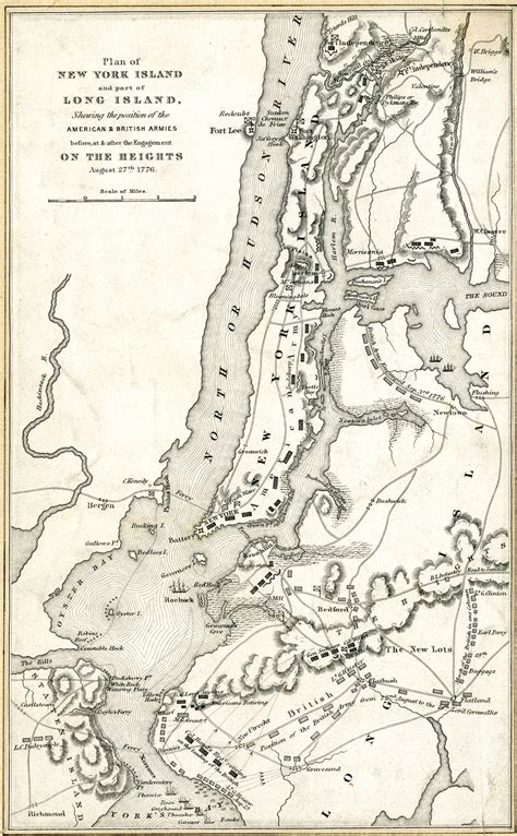 Manhattan And Part Of Long Island 1776 Brooklyn Map Brooklyn Heights