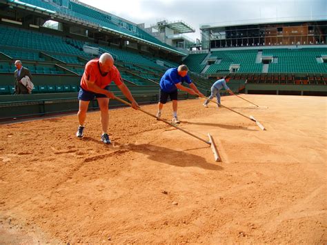 Roland garros is the name of the tennis complex (officially stade roland garros) in paris where it is played. Play The Clay
