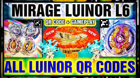 Mirage Luinor L Qr Code Beyblade Qr Codes All Luinor Qr Codes