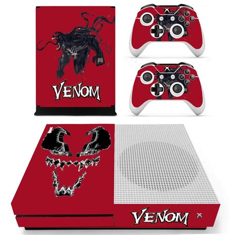 Xbox One S And Controllers Skin Cover Venom
