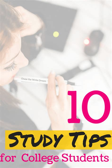 10 Study Tips For College Students