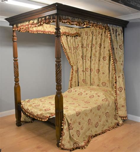 George Iv Mahogany Four Poster Bed Antiques Atlas