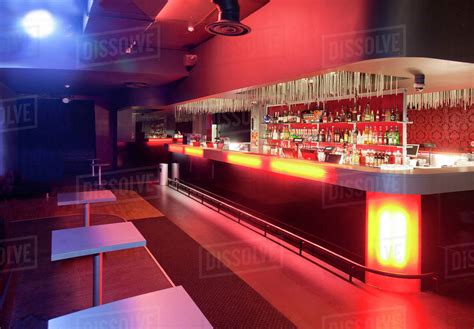 Empty Bar In Nightclub Stock Photo Dissolve