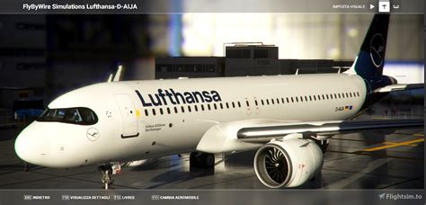 A32nx Flybywire And All Mod Airbus A320neo Lufthansa D Aija In