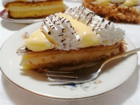 Torta con crema pasticcera al mascarpone