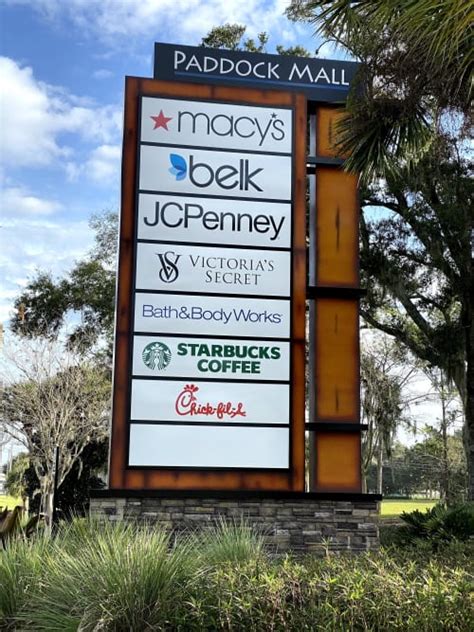 Paddock Mall By Jones Sign Company Seen At Ocala Ocala Wescover