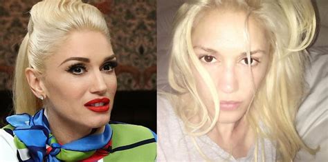 Natural Beauty Gwen Stefani Shares Barefaced Selfie After Blake Shelton Tells Her To Ditch Her