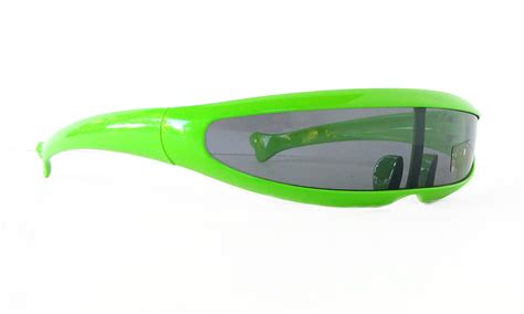 Retro Sunglasses 80s Neon Green 1003