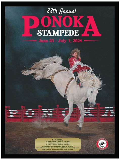 limited edition poster ponoka stampede