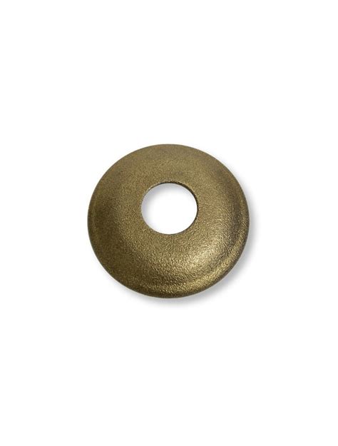 15mm 12 Bsp X 10mm Rise Cover Plate Rough Brass Metal