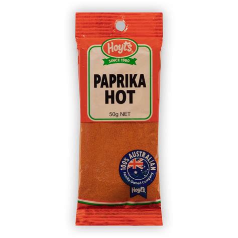 Hoyts Paprika Hot 50g Woolworths