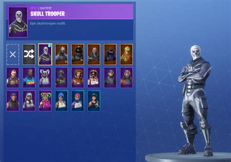 Selling Skull Trooper 50 100 Wins Pc Selling Account With Skull