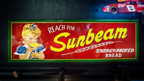 Sunbeam Bread Tin Sign For Sale At Auction Mecum Auctions