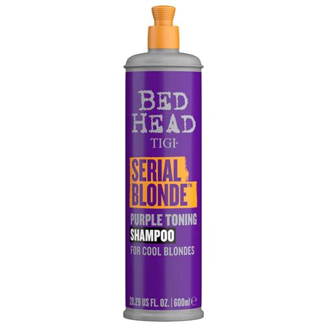 Bed Head By Tigi Serial Blonde Purple Toning Shampoo Ml Lookfantastic