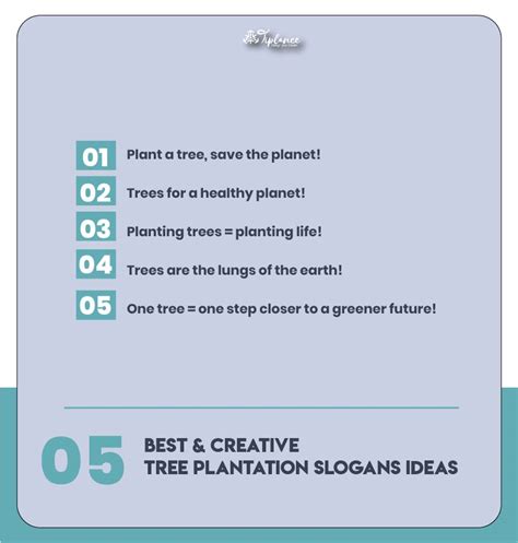 Tree Plantation Slogans Ideas Tiplance