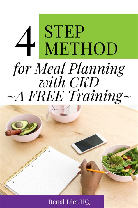 Kids with diabetes benefit from a healthy diet the same as everyone else. The 4 Step Method For Meal Planning Success Replay | Renal ...