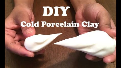 Diy I Cold Porcelain Clay Tutorial Easy And Quick Recipe Homemade
