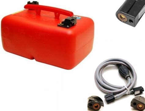 Quicksilver 25l External Fuel Tank And Line For 4 Stroke Tohatsu Outboard