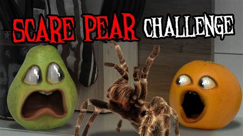 Annoying Orange The Scare Pear Challenge Shocktober Youtube