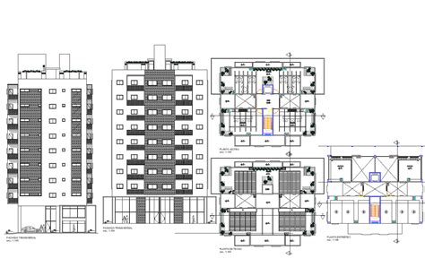 High Rise Commercial Building Plan Detail Dwg File Cadbull
