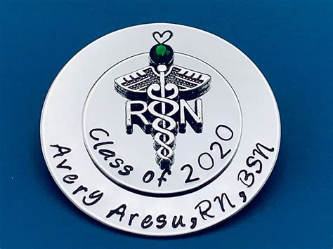 Personalized Pin For Rn Rn T Bsn Pin Nursing Student Etsy Uk