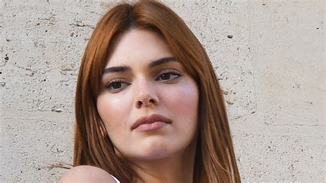 Kendall Jenner Is Unrecognizable With Red Hair Makeover New Pics