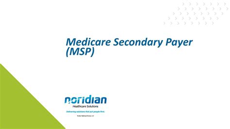 Medicare Secondary Payer Msp Youtube