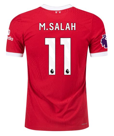 M Salah Liverpool 2324 Authentic Home Jersey Soccerarmor