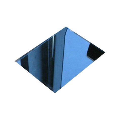 China 4mm Large Sheet Dark Blue Tinted Mirror Glass China Colored