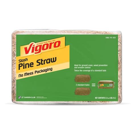 Vigoro Premium Long Leaf Bagged Pine Straw 2001 The Home Depot