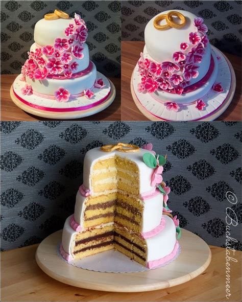Hochzeitstorte Diy Wedding Cake Fondant Wedding Cakes Wedding Cake