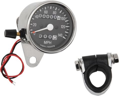 Buy Drag Specialties Chromeblack Mini Mechanical Speedometer 24 21