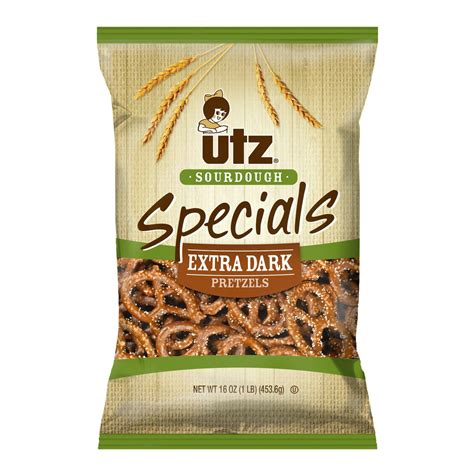 Utz Pretzels Sourdough Specials Extra Dark Utz Quality Foods
