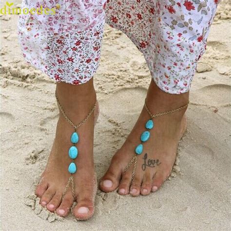 Buy Gussy Life Anklets Wholesale Barefoot Sandal Foot Jewelry Beads Beaded