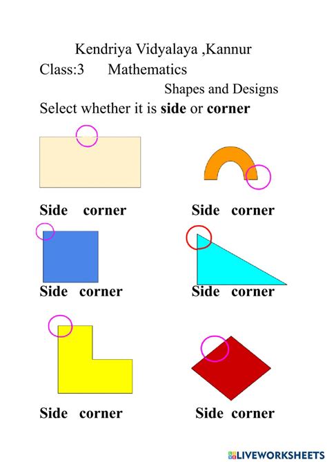 Actividad De Shapes And Designs