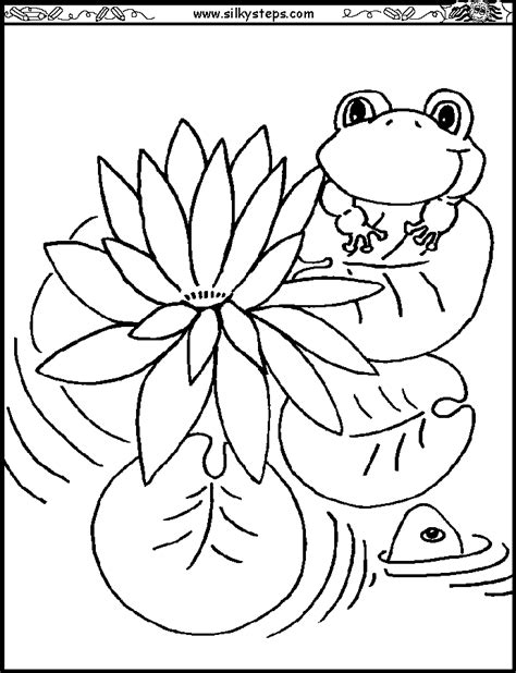 Discover the garden of the little mermaid, populated by in this coloring page, you can see the heart of the sea. Water lilies coloring pages download and print for free