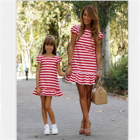Mother Daughter Summer Dress 2018 Mother And Daughter Matching Clothes