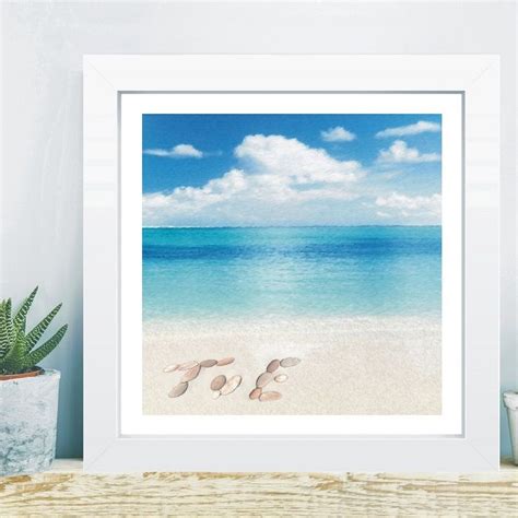 Shop wayfair for all the best wedding picture frames. Written In Stone Print in Box Frame - Beach Wedding ...