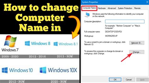 How To Change Computer Name How To Change Pc Name How To Change Pc