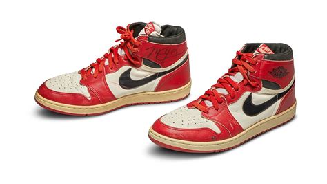 Michael Jordans First Air Jordan Trainers Sold For More Than Half A