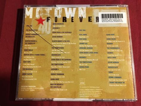 Motown 40 Forever By Various Artists 2 Discs 40 Original Motown