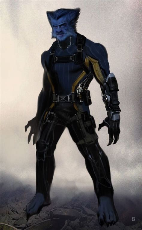 Concept Art Of Beast From X Men Days Of Future Past 2014 Marvel