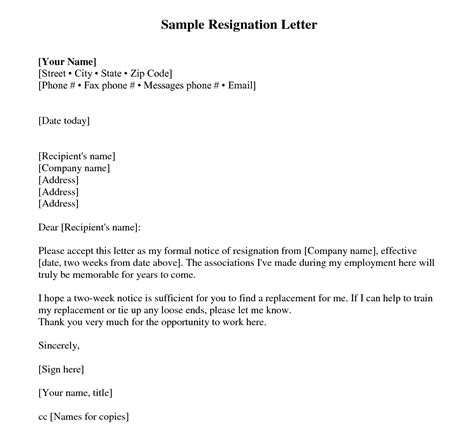 Detailed and appreciative resignation letter sample. Get Best Resignation Letter Sample with Rreason | Every ...