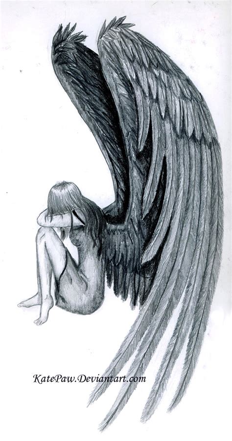 Falling Angel Drawing At Getdrawings Free Download