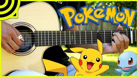 pokemon theme song acoustic guitar cover w tabs albert gyorfi youtube