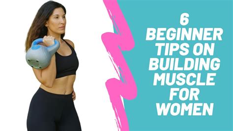Beginner Tips On Building Muscle For Women Youtube