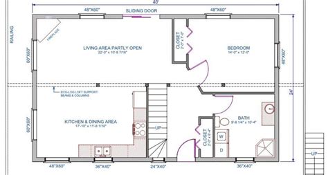 24 X 40 House Plans With Loft House Design Ideas